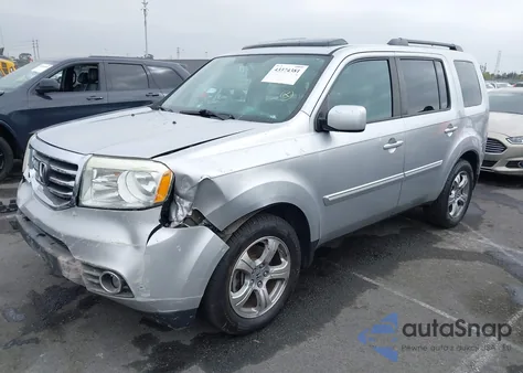 2015 Honda Pilot Ex-L from USA, damaged, VIN 5FNYF3H53FB006212